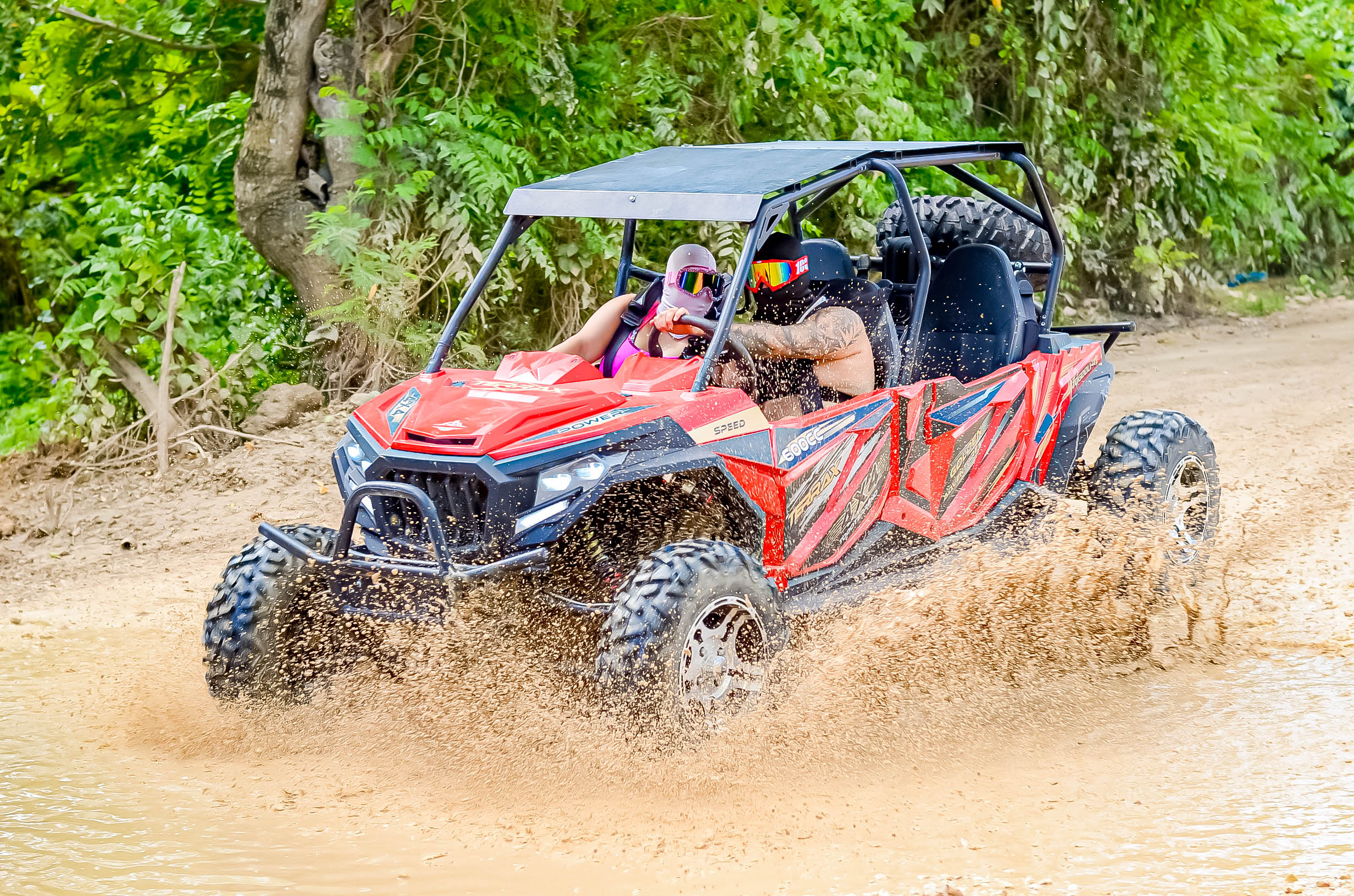 Premium UTV Adventure to Water Cave and Macao Beach in Punta Cana